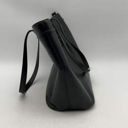 Kate Spade Womens Black Leather Inner Pocket Double Handle Tote Handbag
