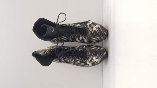 Under Armour Cleats Black White Men's size 10.5 image number 6