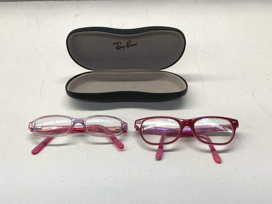 Ray Ban 2 Pink Eyeglasses - Size SM image number 1