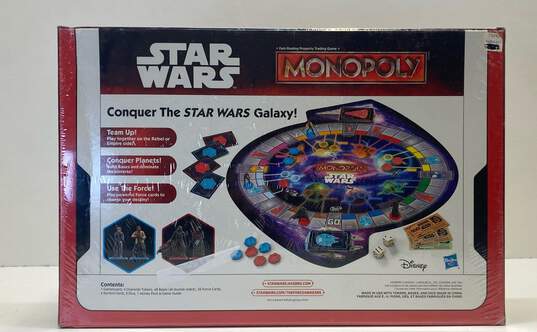 Star Wars Monopoly Factory Sealed Parker Bros Hasbro Disney Sealed NIB image number 2