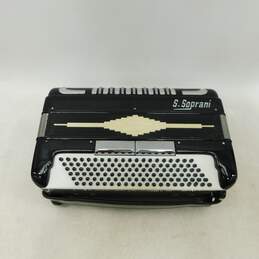 Italian S. Soprani Brand 41 Key/120 Button Black Piano Accordion alternative image
