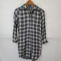 WOMENS MADEWELL FLANNEL LONG SLEEVE DRESS image number 1