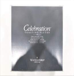 Waterford Crystal Brand 114925 Love Model Celebration Toasting Flutes w/ Original Box (Pair)