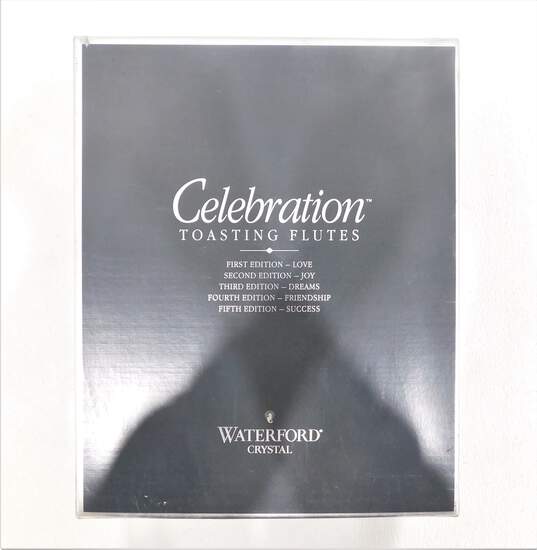 Waterford Crystal Brand 114925 Love Model Celebration Toasting Flutes w/ Original Box (Pair) image number 1