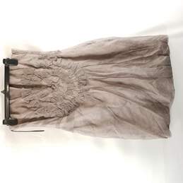 Zara Women Grey Sleeveless Mini Dress L NWT