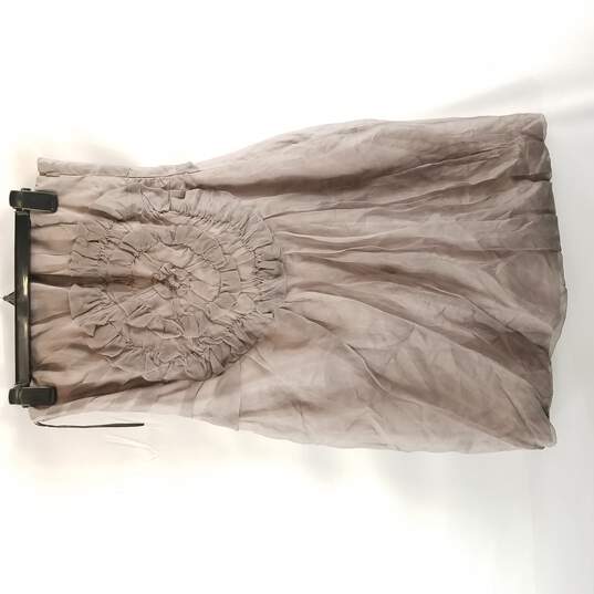 Zara Women Grey Sleeveless Mini Dress L NWT image number 1