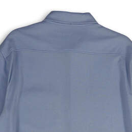 NWT Mens Light Blue Collared Long Sleeve Buttun-Up Shirt Size Large alternative image