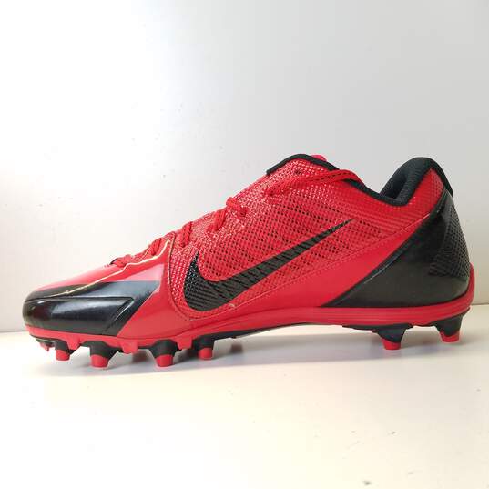 Nike Alpha Pro TD Football Cleats Red Mens Size 13 image number 2