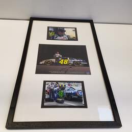 Framed, Matted & Signed Jimmie Johnson NASCAR Collectible