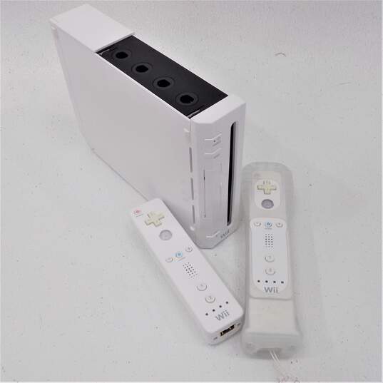 Nintendo Wii Console W/ 2 Controllers image number 1