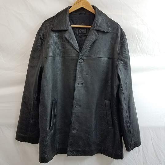 Vintage Ecko UNLTD Genuine Leather Jacket Size L image number 1