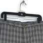 NWT Tommy Hilfiger Mens Gray Plaid Classic Fit Chino Shorts Size 38W image number 3
