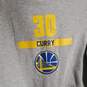 Mens Golden State Warriors Stephen Curry 30 Basketball-NBA Hoodie Size Large image number 3