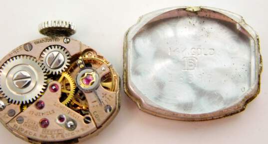 Vintage Croton Nivida Grenchen 14K White Gold Case 0.05 CTTW Diamond 17 Jewel Ladies Watch 13.6g image number 5