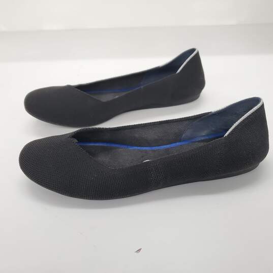 Rothy's Black Round Toe Flats Women's Size 8.5 image number 3