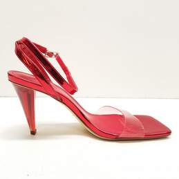 Marc Fisher Breta Ankle Strap Heels Red 8