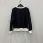 NWT Womens Icon Clash Black Sequins Long Sleeve Pullover Sweatshirt Size S image number 2