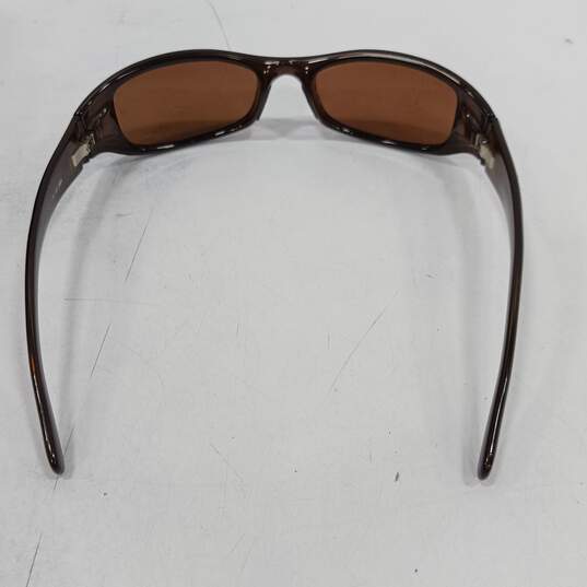 Maui Jim Sunglasses In Brown Leather Case image number 3