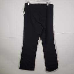 NWT Womens Regular Fit Flat Front Flared Leg Pull-On Ankle Pants Size 31L alternative image