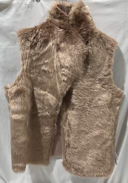 LOFT reversable faux fur vest alternative image
