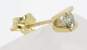 14K Yellow Gold Diamond Stud Earrings 0.6g image number 6