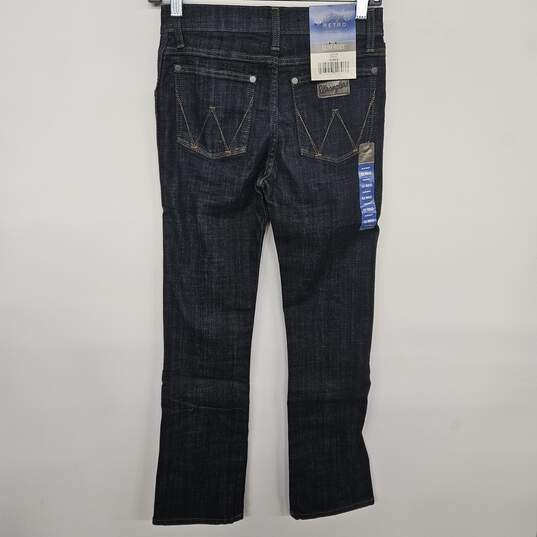 Retro Slim Boot Cut Blue Jeans image number 2