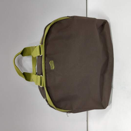 Women's American Tourister Brown Lime Holdall Overnight Bag image number 3