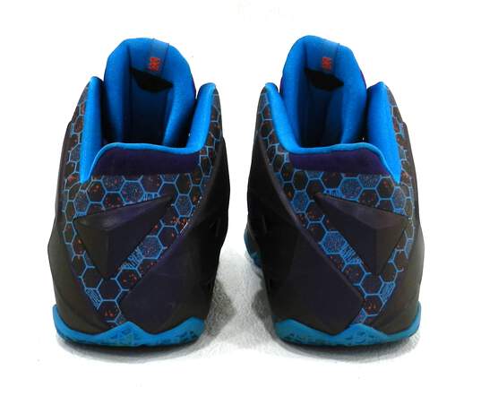 Nike LeBron 11 Summit Lake Hornets Men's Shoe Size 11.5 image number 3