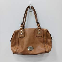 Fossil Brown Faux Leather Bag