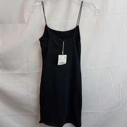 Zara Black Mini Tank Bodycon Dress Size M alternative image