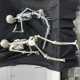 Pair of Halloween Skeleton Decorations alternative image