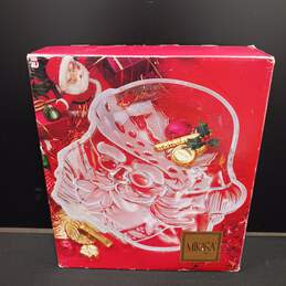 Mikasa Vintage Santa Shaped Candy Dish Serving Plate IOB alternative image