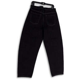 NWT Mens Black Denim Dark Wash Pockets Stretch Straight Leg Jeans Size 30 alternative image