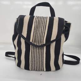 Universal Thread Goods Co. Black & White Knit Backpack