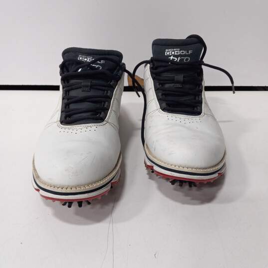 Sketchers Golf White Athletic Golfing Cleats Athletic Sneakers Size 8 image number 1