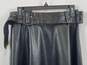 Philosophy Black Faux Leather Skirt - Size 8 image number 3