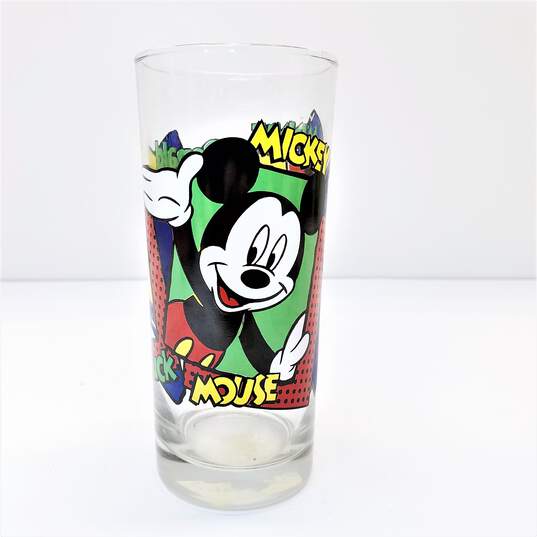 Set of 4 Disney Mickey, Minnie, and Donald 6.5 Inch Glass Cups image number 4