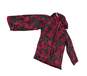 Girls Multicolor Abstract Long Sleeve Hooded Windbreaker Jacket Small image number 2