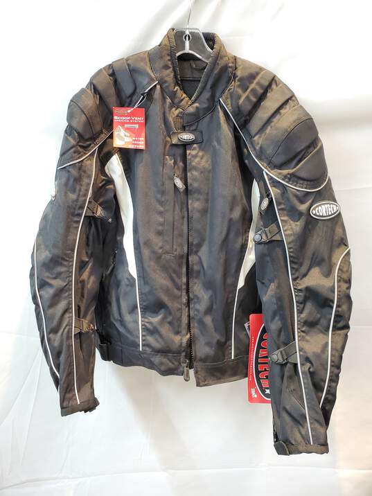 Tour Master Cortech FSX Black Padded Motorcycle Jacket Men's Size L 44 NWT image number 1