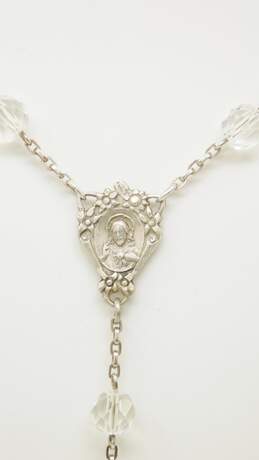 925 Vintage Lead Crystal Rosary alternative image