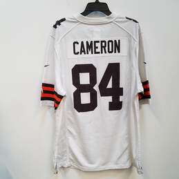 Mens White Cleveland Browns Jordan Cameron #84 NFL Football Jersey Size L