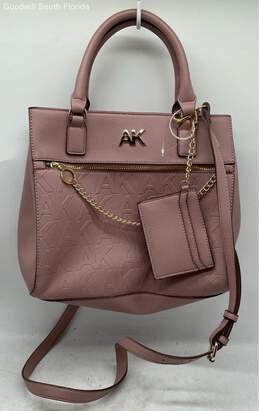 Anne Klein Womens Pink Shoulder Bag