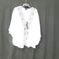 Steve Madden White Butterfly Blouse OS image number 1