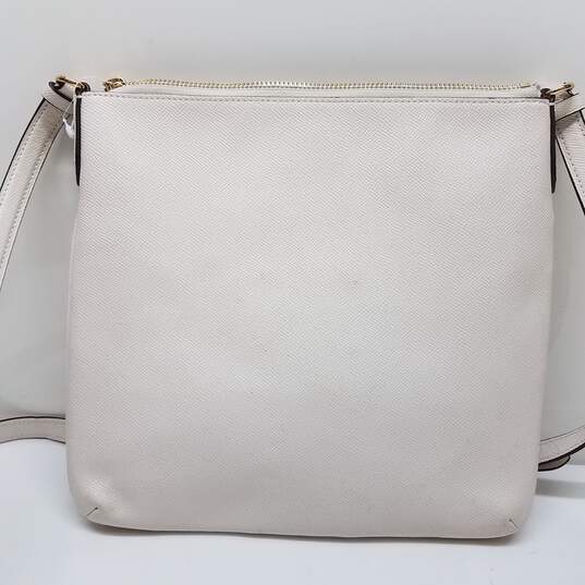 COACH Women's Leather Rowan File Crossbody Bag Chalk White C1556 image number 2