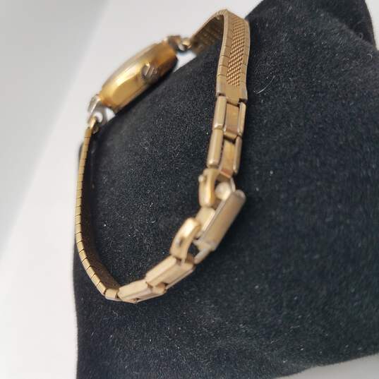 Lucien Piccard Circa 101 10k Gold Plated Bracelet Vintage Watch image number 6