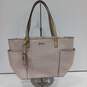 Guess Pale Pink Monogram Tote Bag with Side Pockets image number 1