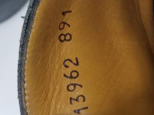 Men's Mezlan Santander Umbranil Leather Kiltie Tassle Loafers, Black, Spain, Size 9 image number 8