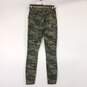 Good American Women Green Camo Skinny Jeans NWT sz 4 image number 2