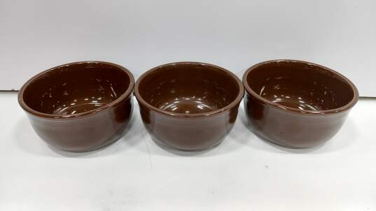 Lot of Assorted Fiesta Chocolate Brown Ceramic Dishes image number 4