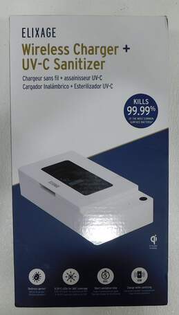 Elixage Wireless Charger And UV-C Sanitizer For Most Phones